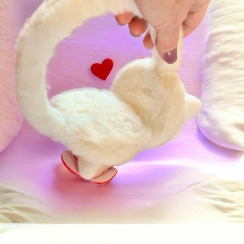 Hello Kitty White & Red Plush Earmuffs for Kids with Bow - Picture 6 of 6
